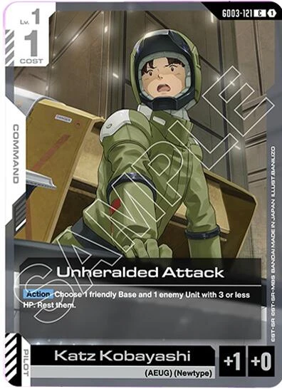 Unheralded Attack (GD03-121)