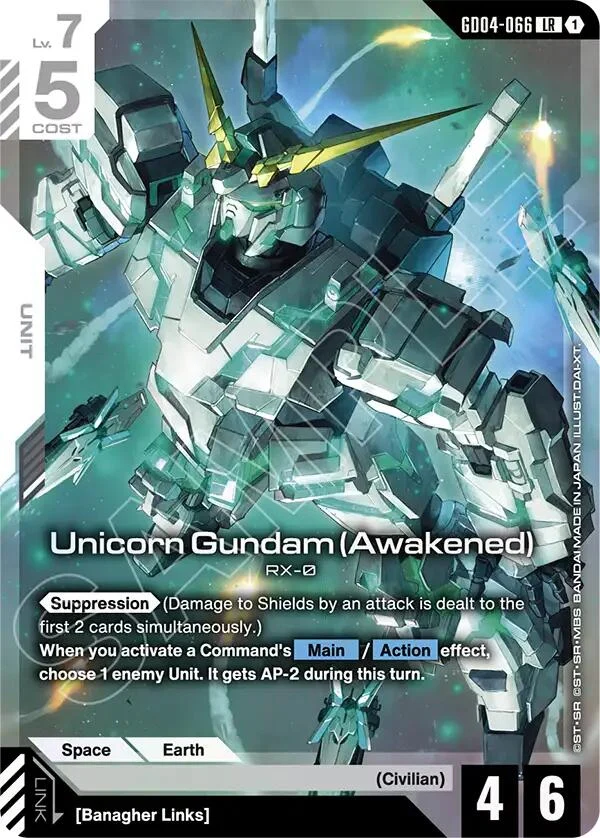 Unicorn Gundam (Awakened) (GD04-066) (Phantom Aria)