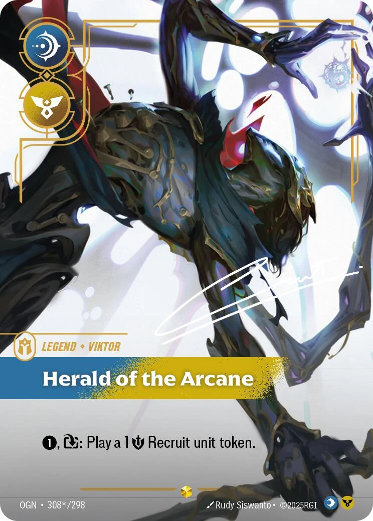 Viktor - Herald of the Arcane (Signature) (308*/298) (OGN)
