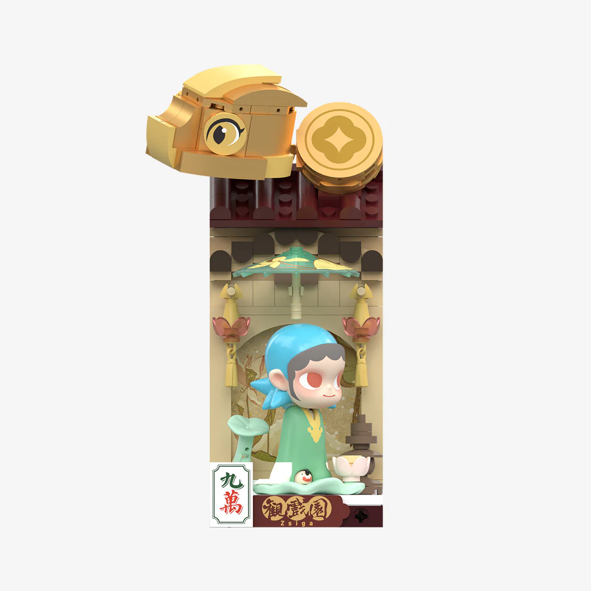 Wealthy Snake's New Year Celebration - Fortunate Hand Series Block Figures - Image 3