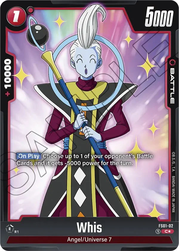 Whis (Bonus Pack Alternate Art) [Starter Deck: Son Goku] - Image 3