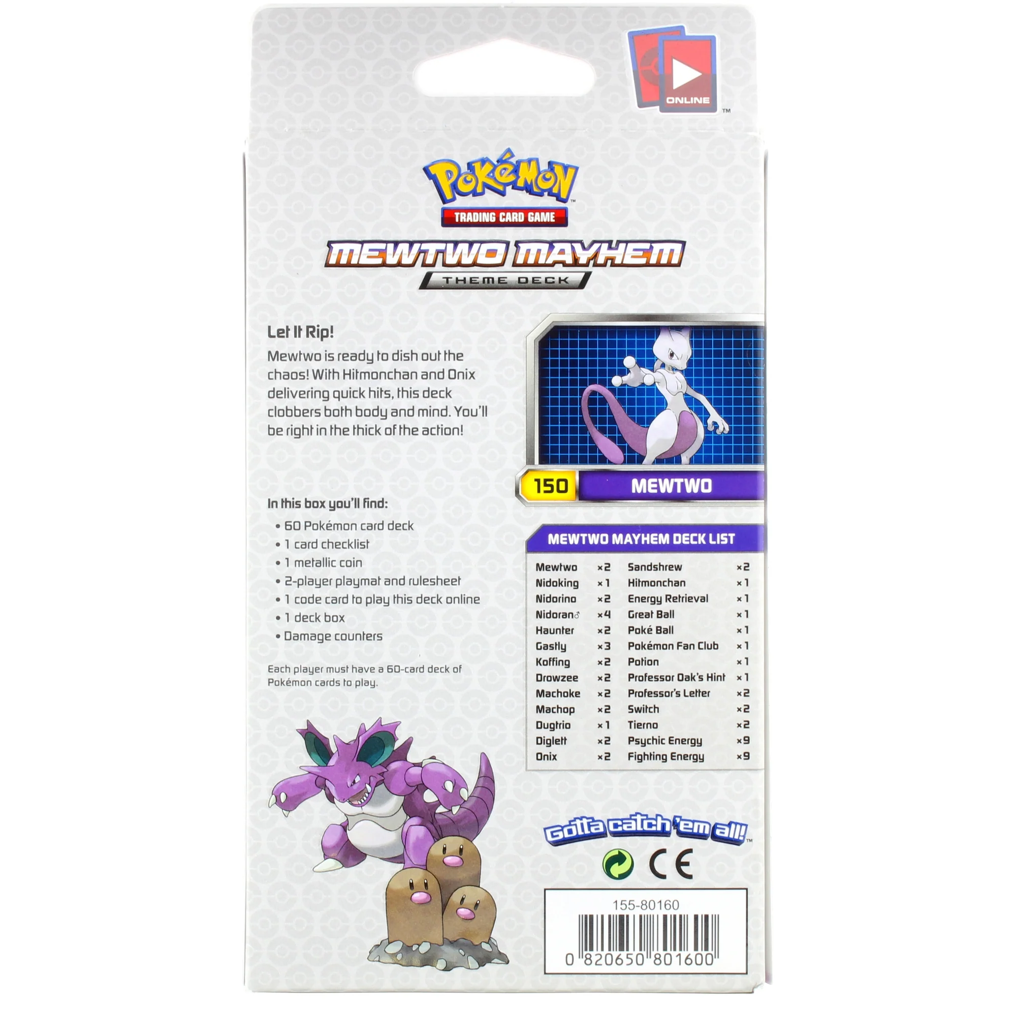XY: Evolutions - Theme Deck (Mewtwo Mayhem) - Image 2