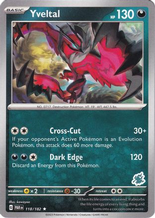 Yveltal (118/182) (Darkrai Deck) [Battle Academy 2024]