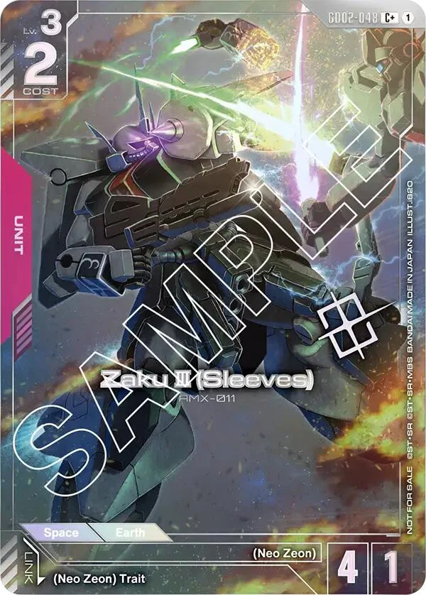 Zaku III (Sleeves) (Store Tournament Winner Pack 02) (GD02-048)