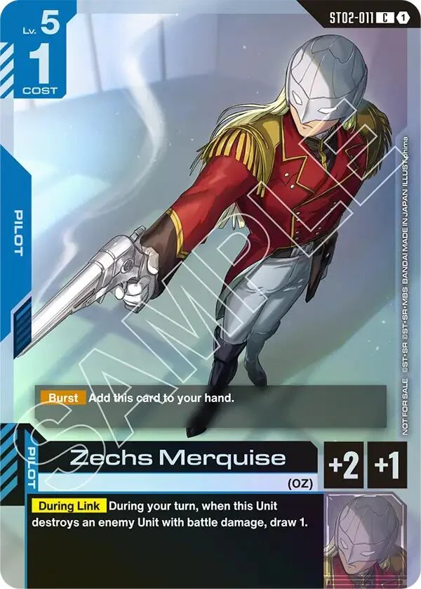 Zechs Merquise (Championship Participation Pack 01) (ST02-011)